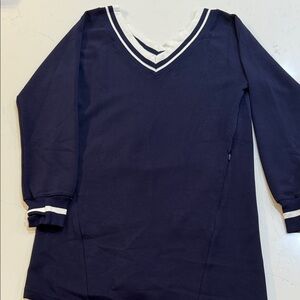 Navy long sleeve dress